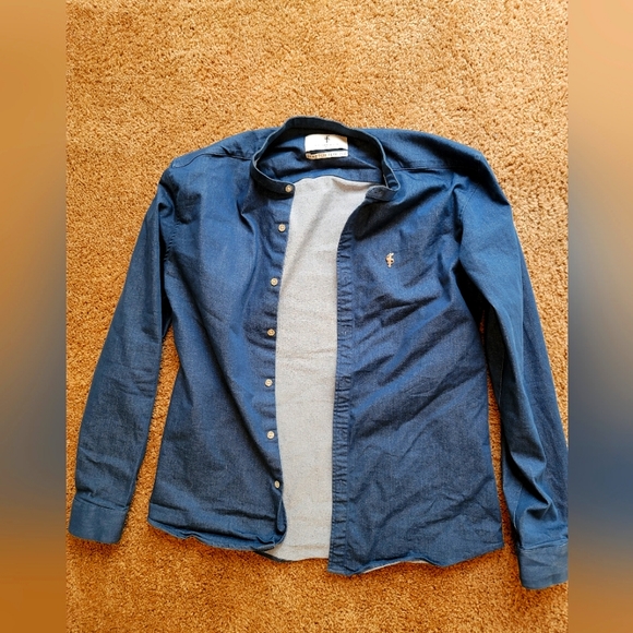 Father and Sons Slim Fit Dress Monk Shirt XL - Picture 1 of 3